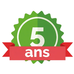 Équipements garantis 5 ans